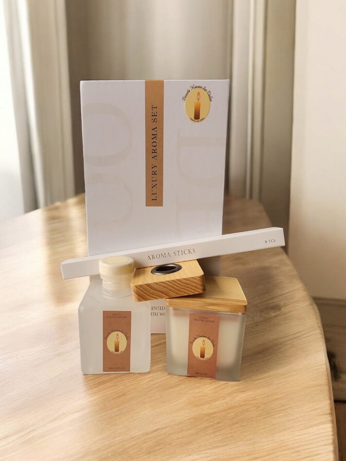 Vela Aromatica mas Red Difusor, White Musk