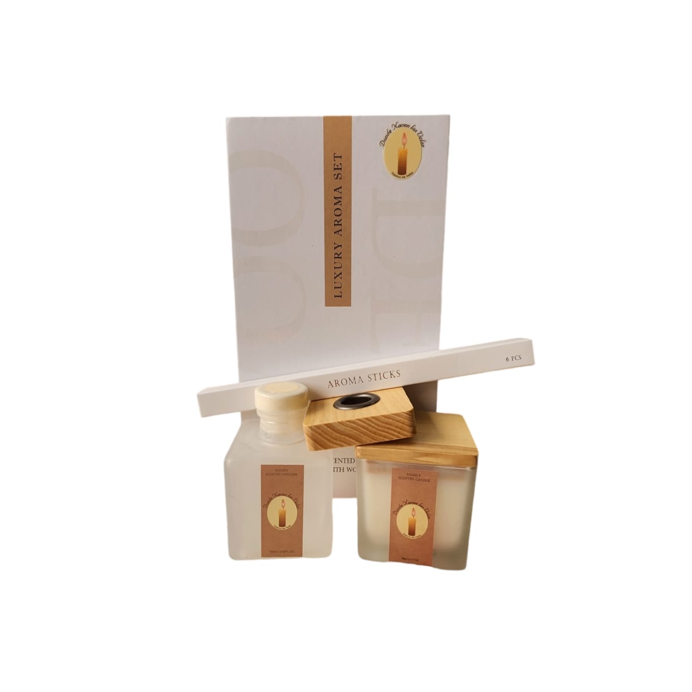 Vela Aromatica mas Red Difusor, White Musk