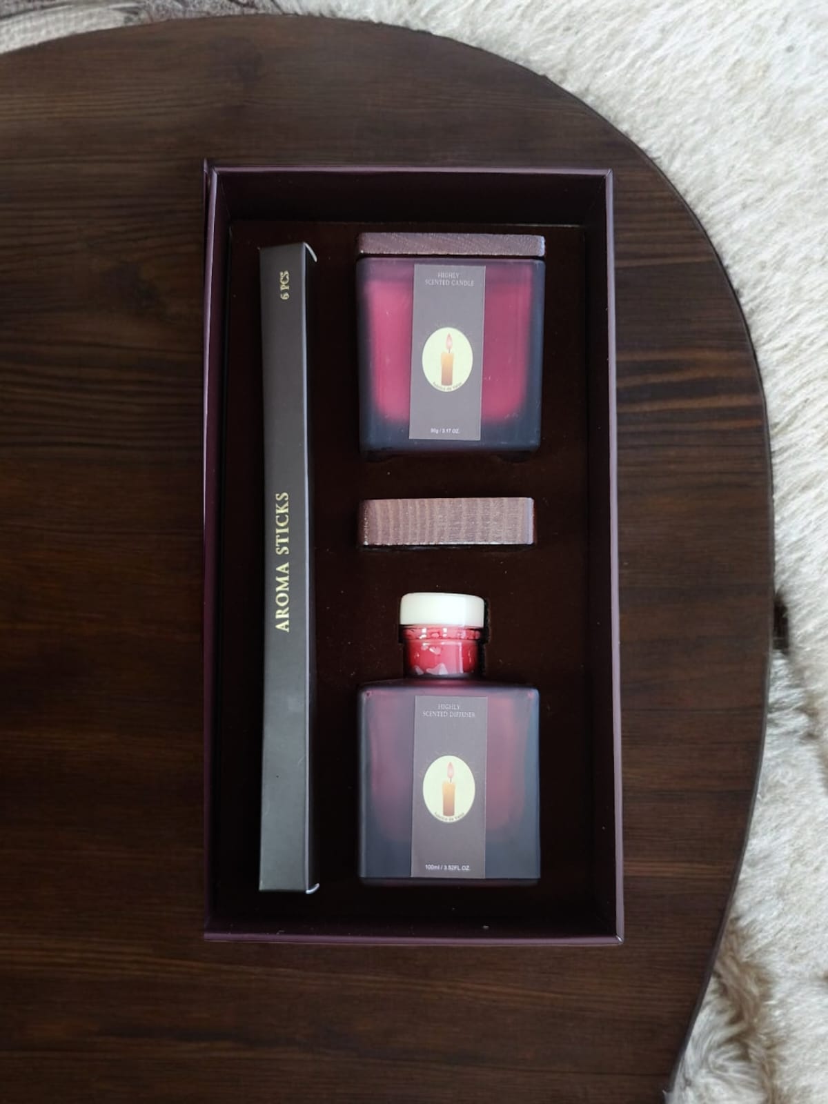 Vela Aromatica mas Red Difusor, Wild Rose & Oud
