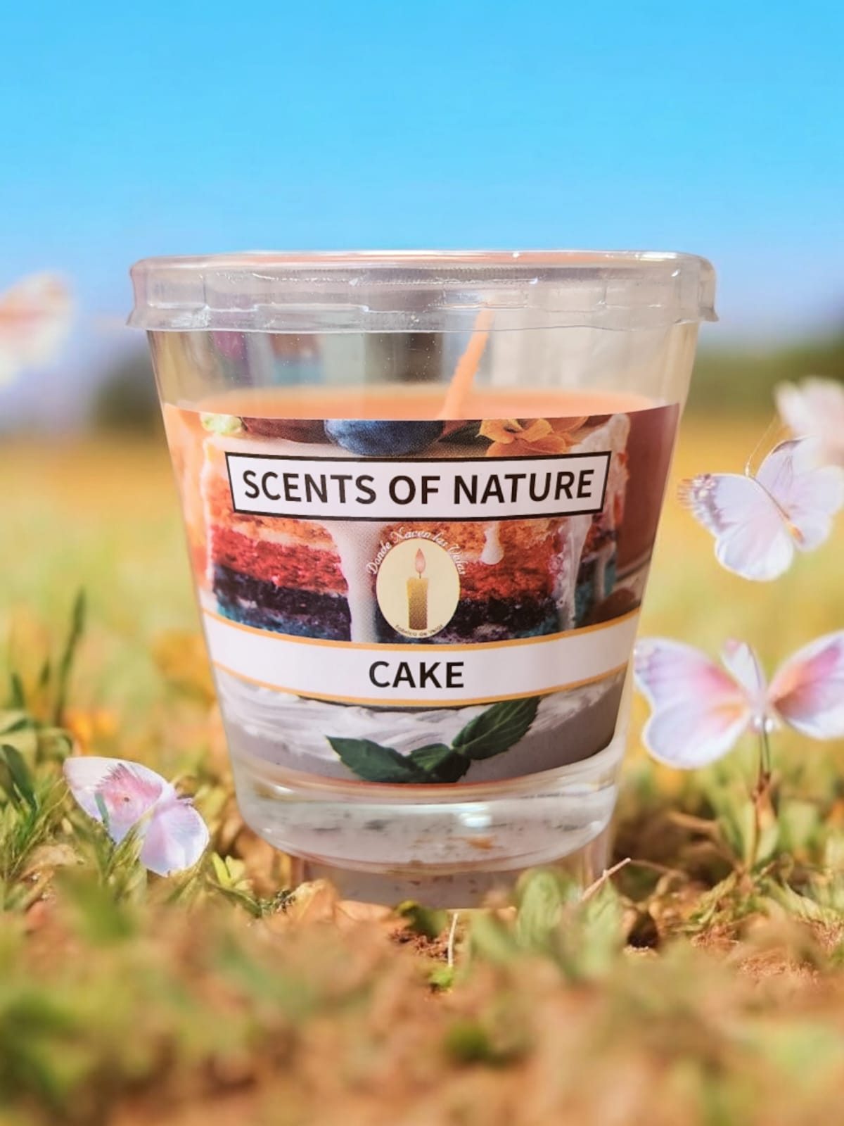 Vela Aromatica Vaso, Cake