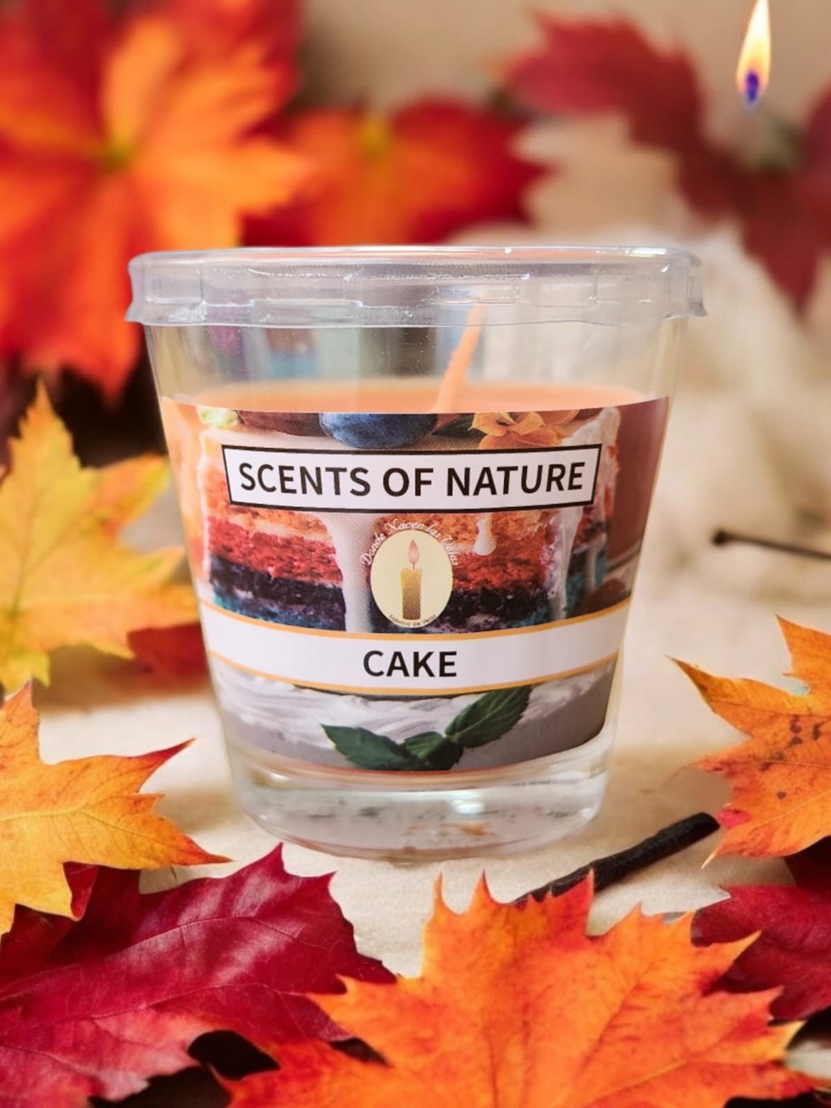 Vela Aromatica Vaso, Cake