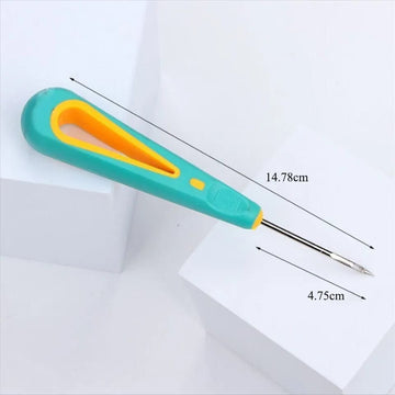 Enhebrador de pabilos y/o perforación de Moldes