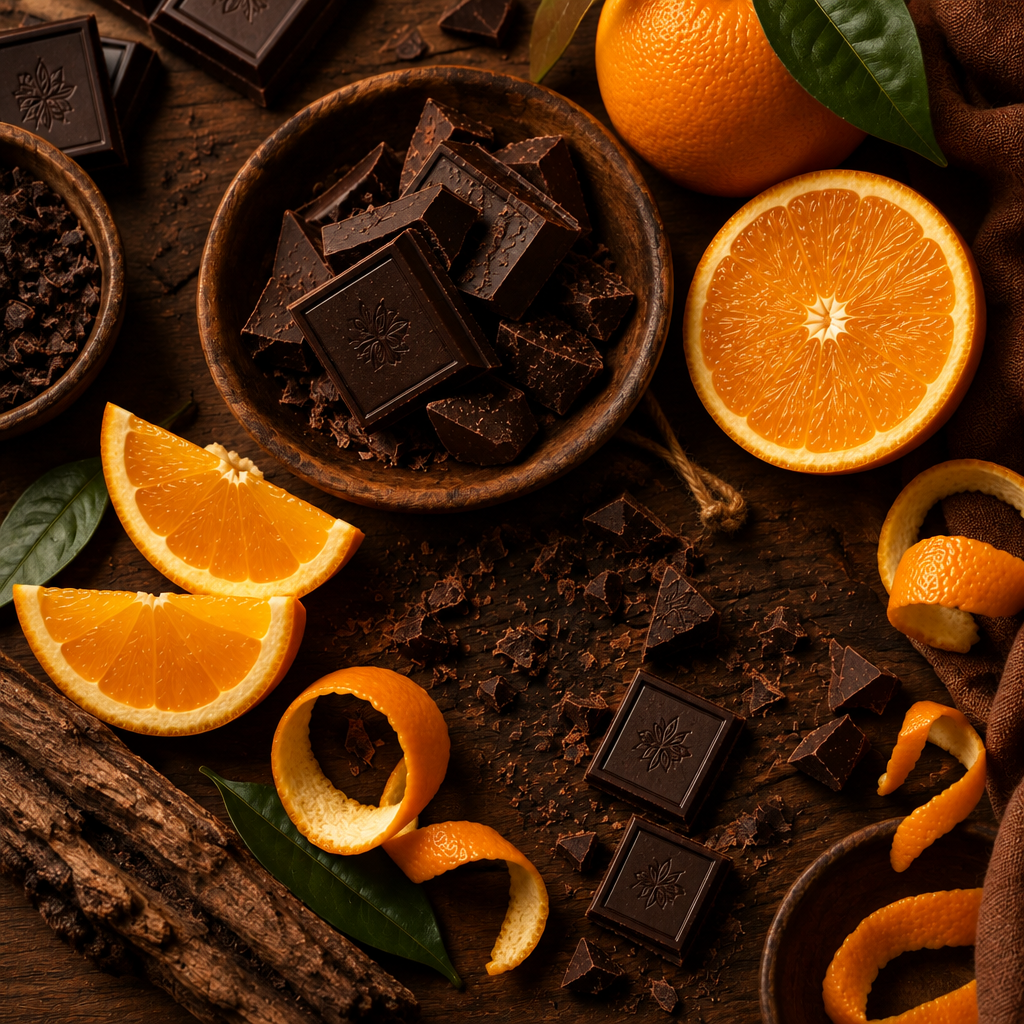Esencia de 1K, Chocolate y Naranja