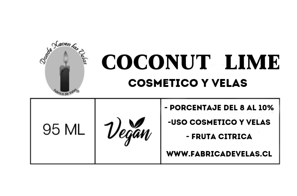 Esencia Coco & Limón, Uso cosmetico y Velas