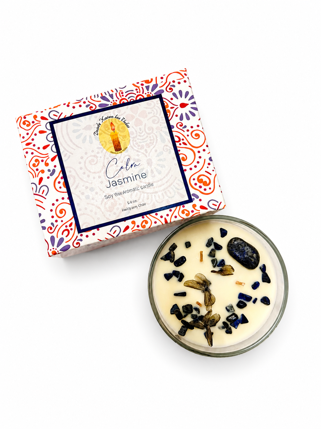 Velas Aromáticas Lapislazuli, Jazmin 340 Grs
