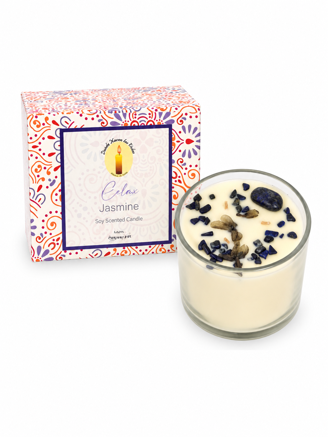 Velas Aromáticas Lapislazuli, Jazmin 340 Grs