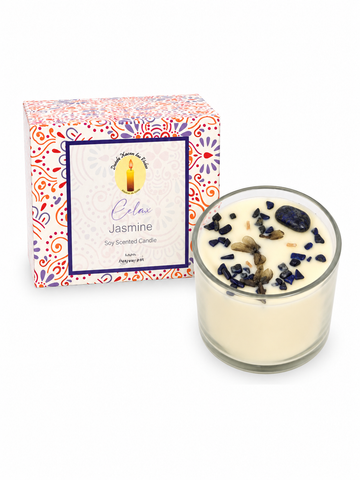 Velas Aromáticas Lapislazuli, Jazmin 340 Grs