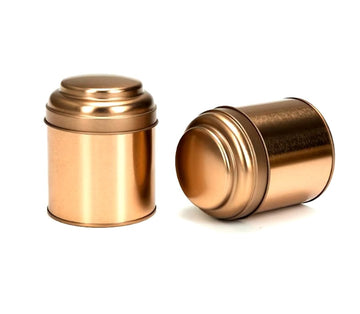 Lata para Velas, Doble tapa Dorado (L130)