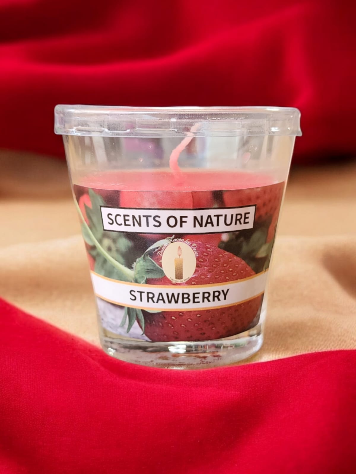 Vela Aromatica Vaso, Frutilla