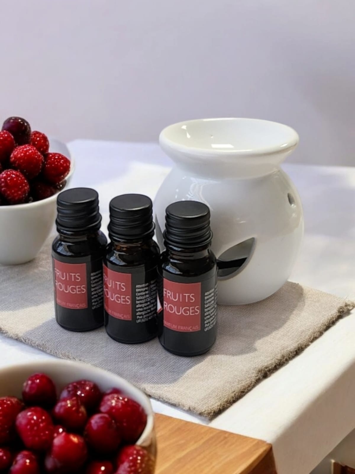 Set Difusor 3 Esencias, Frutos Rojos