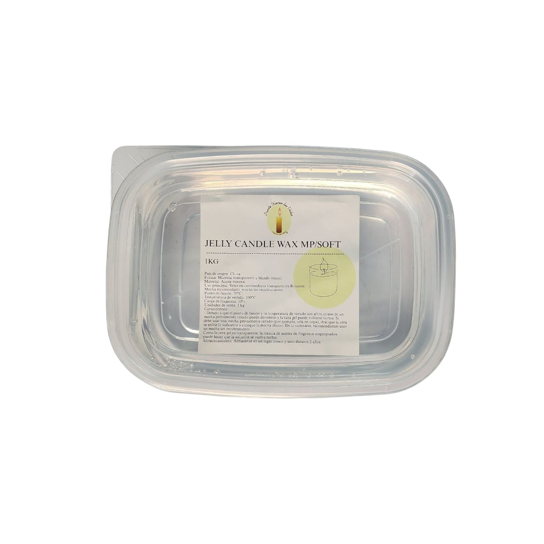 Cera de Gel Transparente 1 Kilo