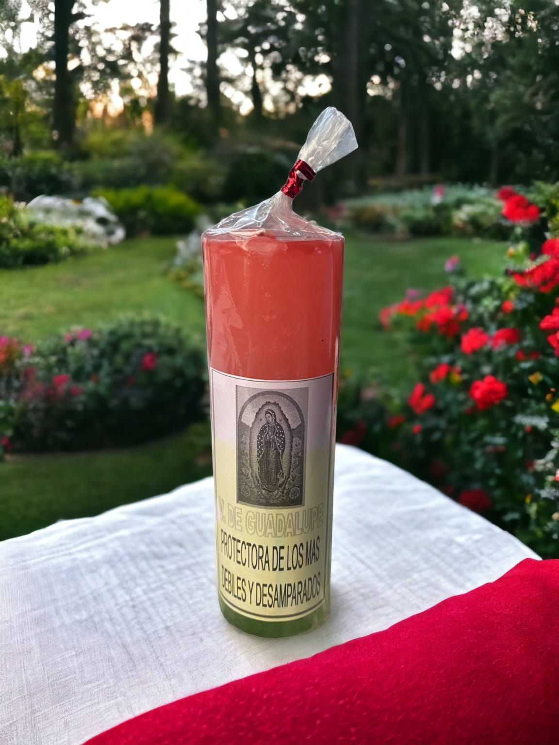 15cm Cirio/Velon Virgen de Guadalupe