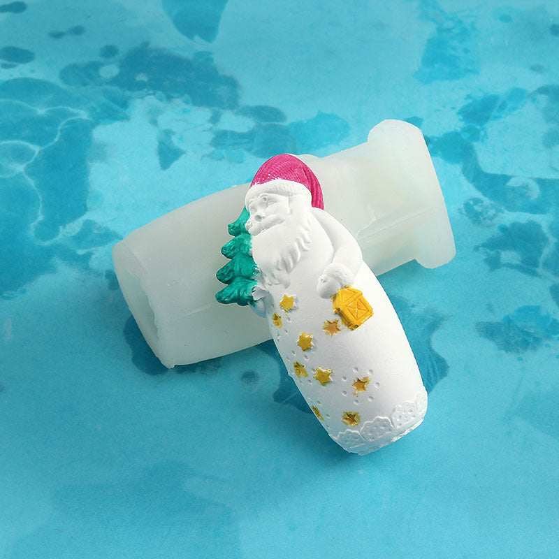 Molde Silicona Navideño Santa (J42)