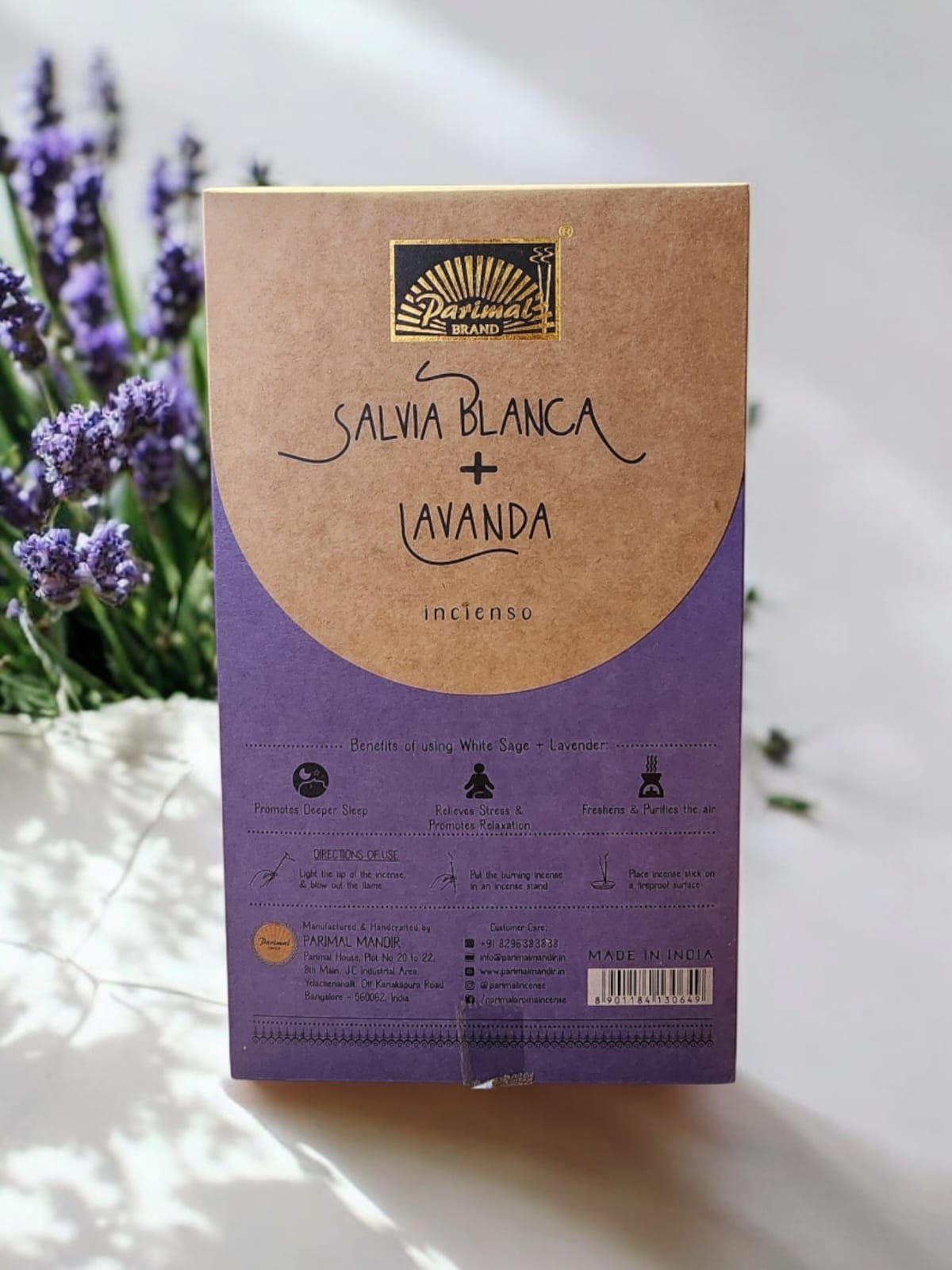 Incienso Yatra Salvia Blanca