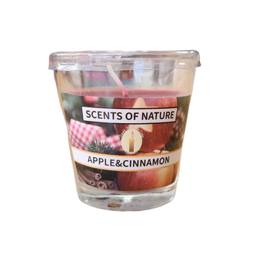Vela Aromatica Vaso, Manzana Canela