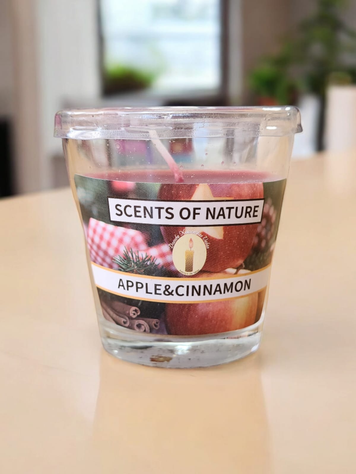 Vela Aromatica Vaso, Manzana Canela