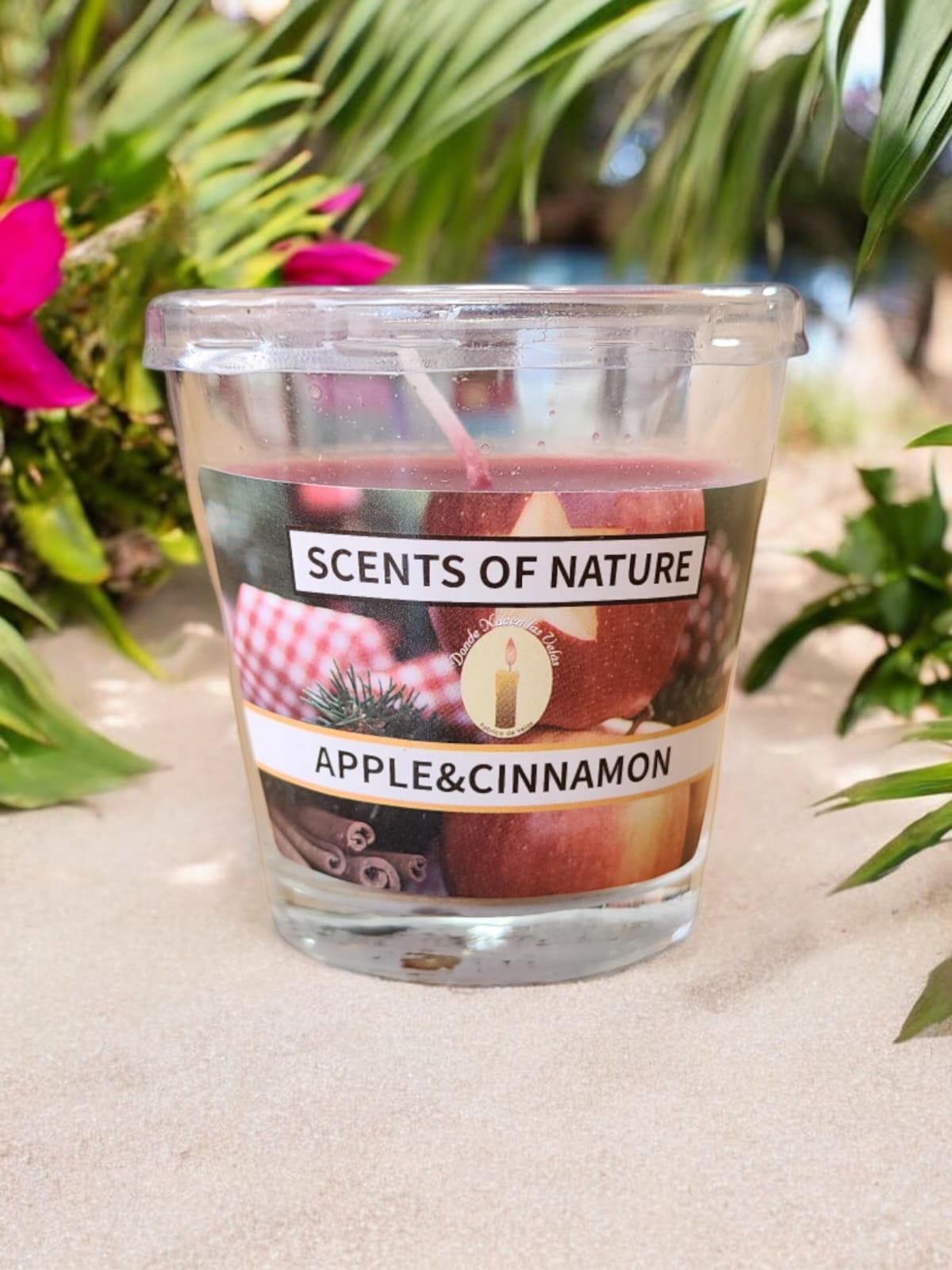Vela Aromatica Vaso, Manzana Canela