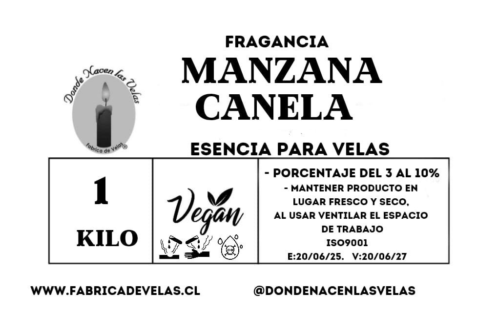 Esencia de 1k, Manzana Canela