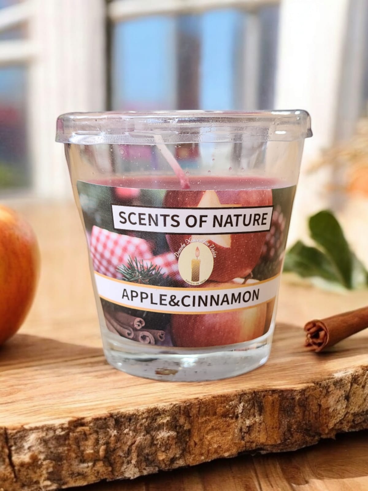 Vela Aromatica Vaso, Manzana Canela