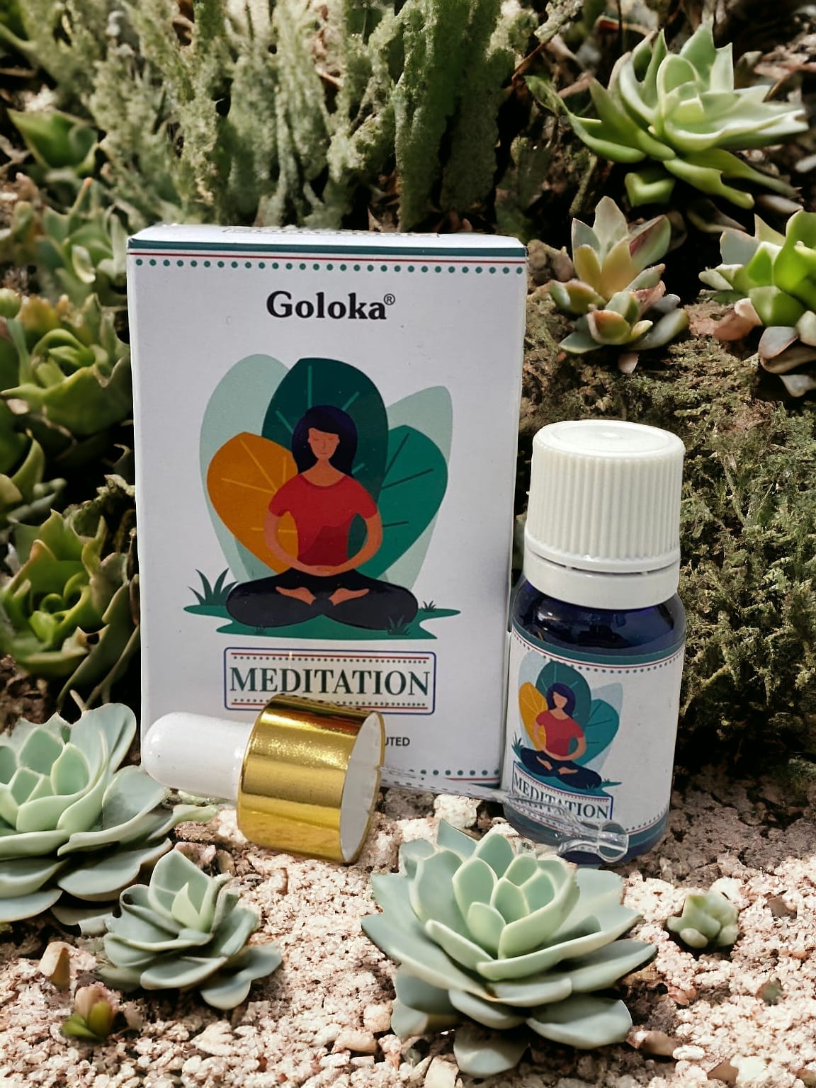 Aceite Esencial Goloka, Meditacion