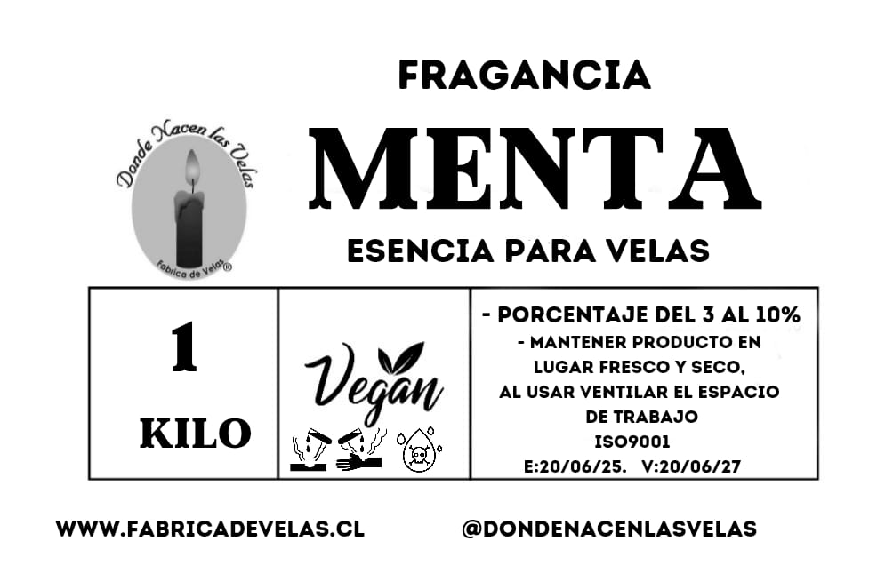 Esencia de 1k, Menta