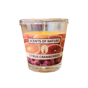 Vela Aromatica Vaso, Citrus Cranberries