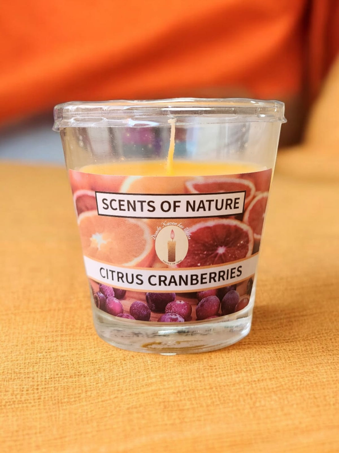 Vela Aromatica Vaso, Citrus Cranberries