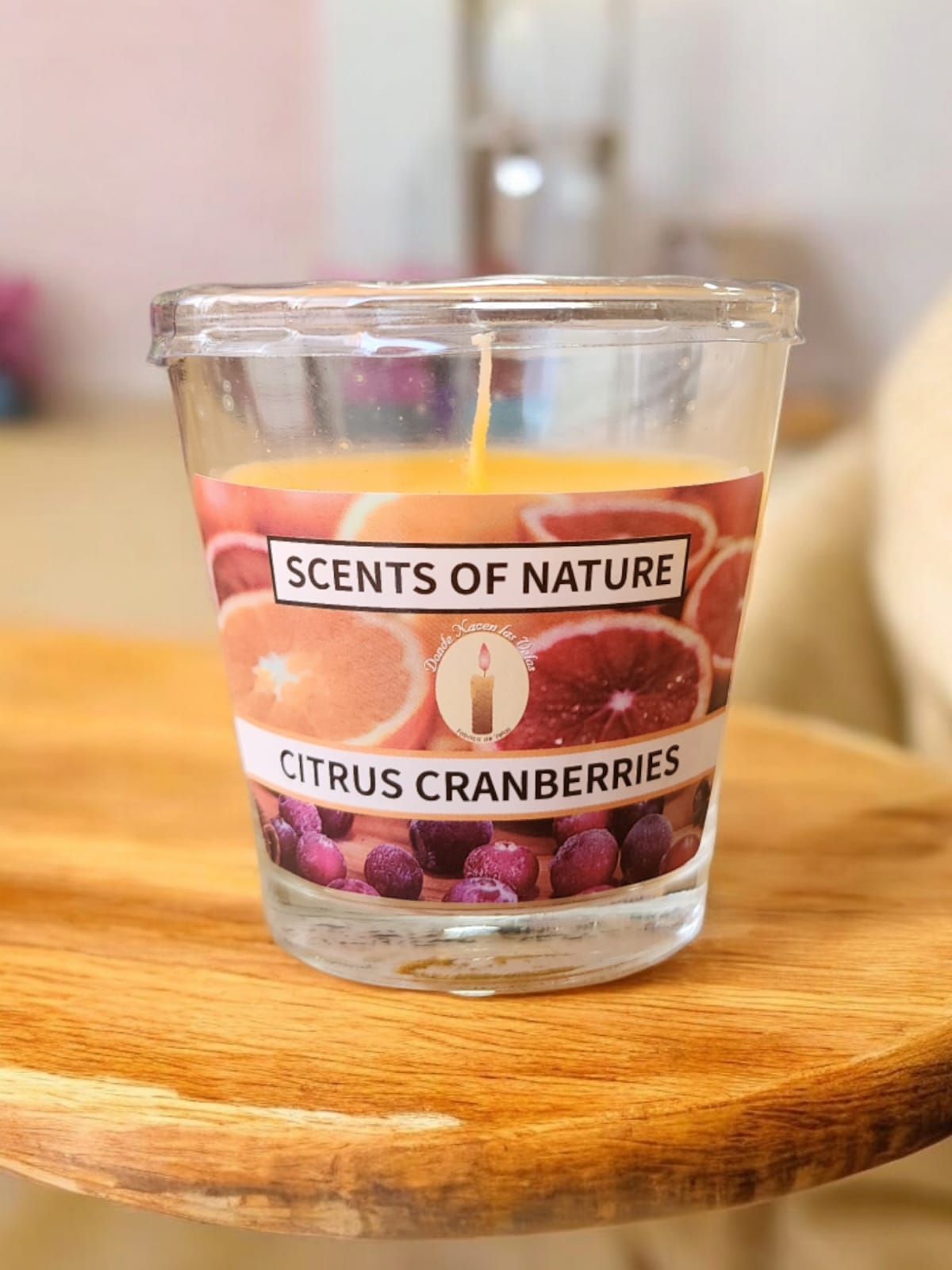 Vela Aromatica Vaso, Citrus Cranberries