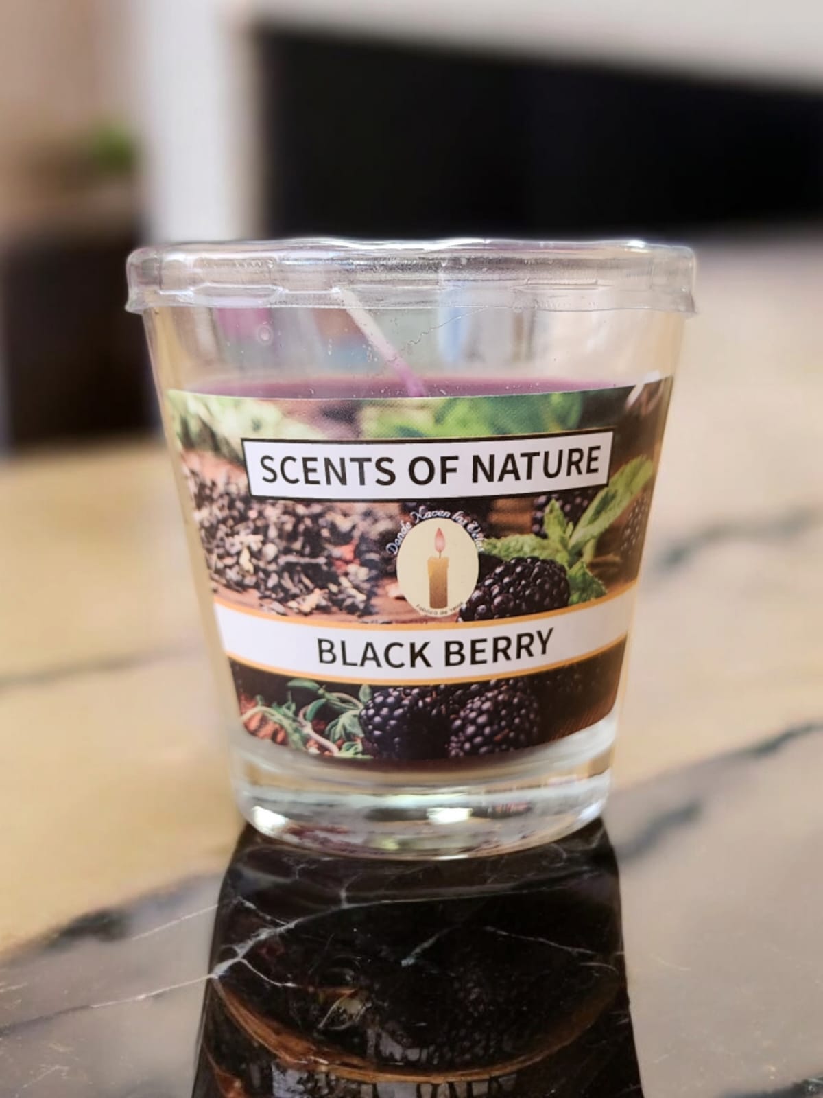 Vela Aromatica Vaso, Black Berry