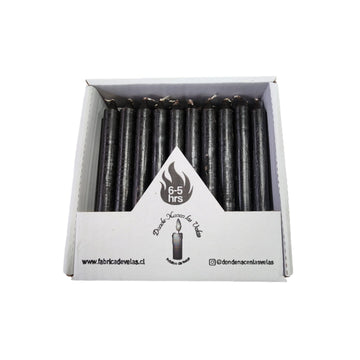 Vela Pack de 50 Negro