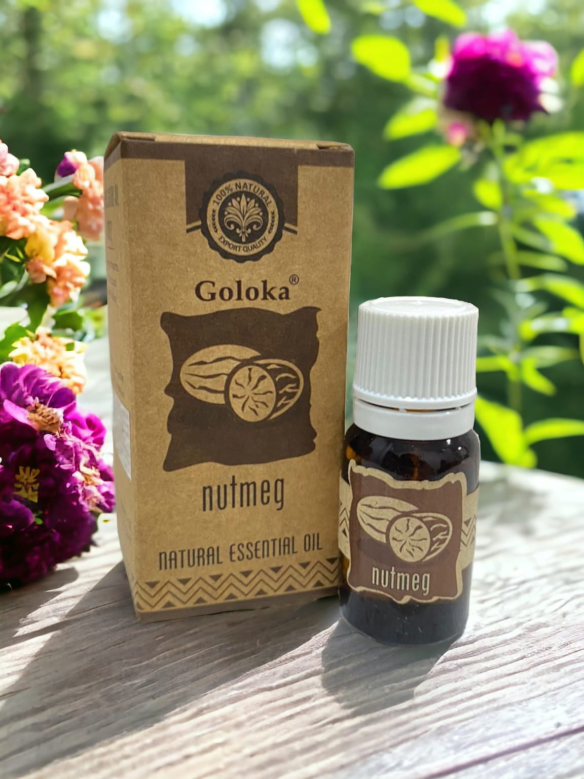 Aceite Esencial Goloka Masaje, Nuez Moscada
