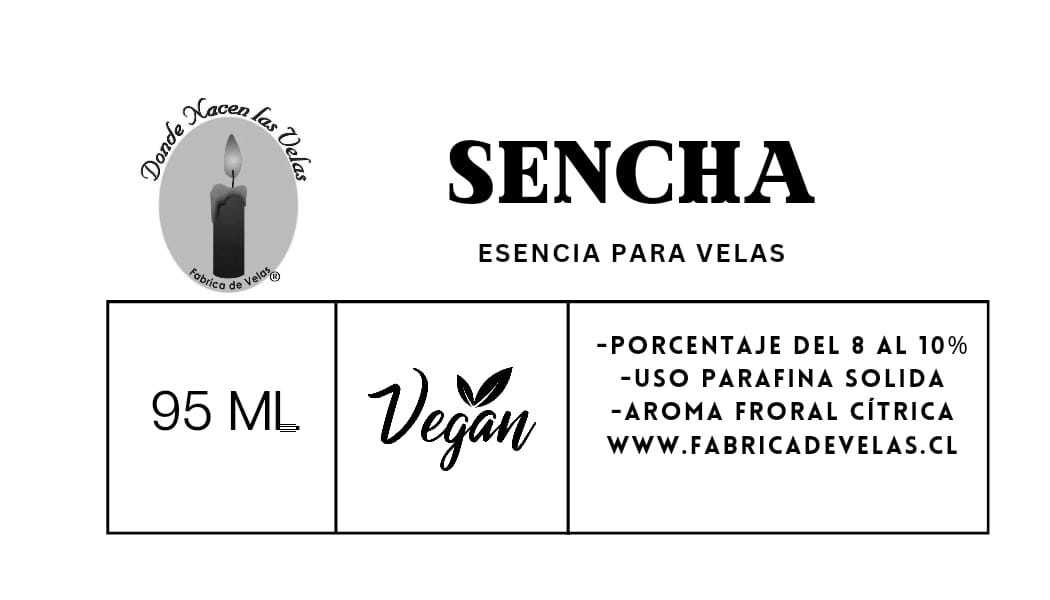 Esencia Te Sencha Vela de Parafina.