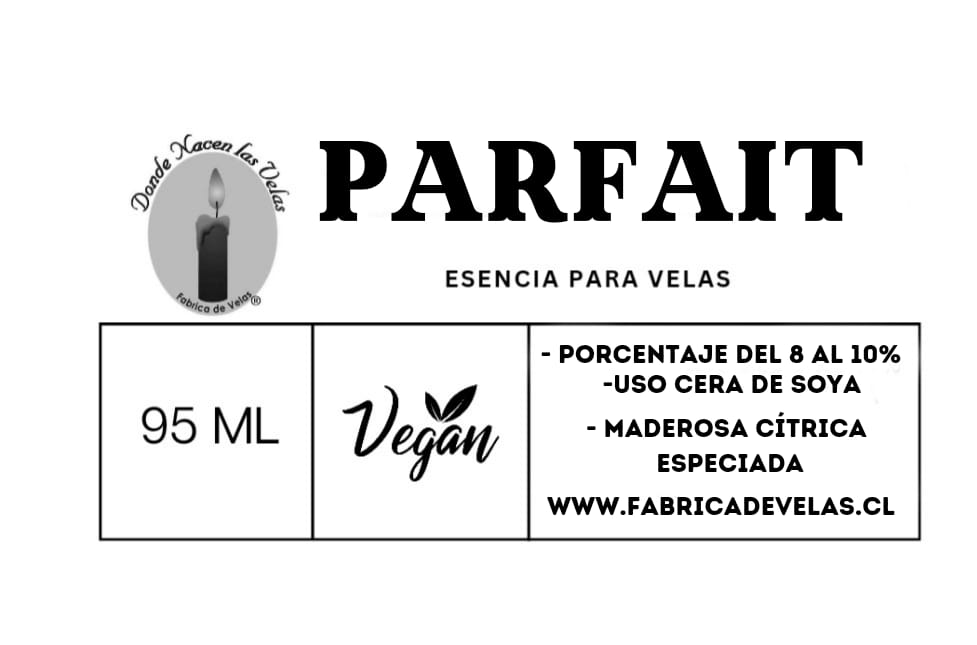 Esencia Parfait,  para Cera de Soya.