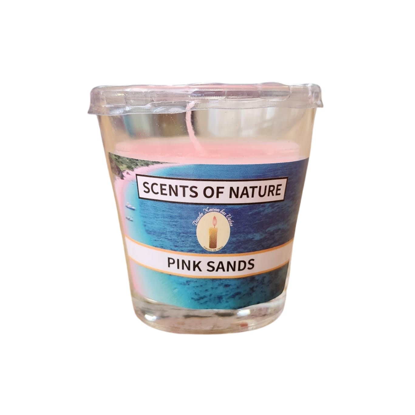 Vela Aromatica Vaso, Pink Sands