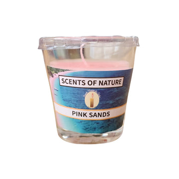 Vela Aromatica Vaso, Pink Sands