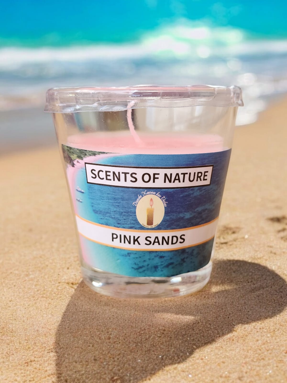 Vela Aromatica Vaso, Pink Sands