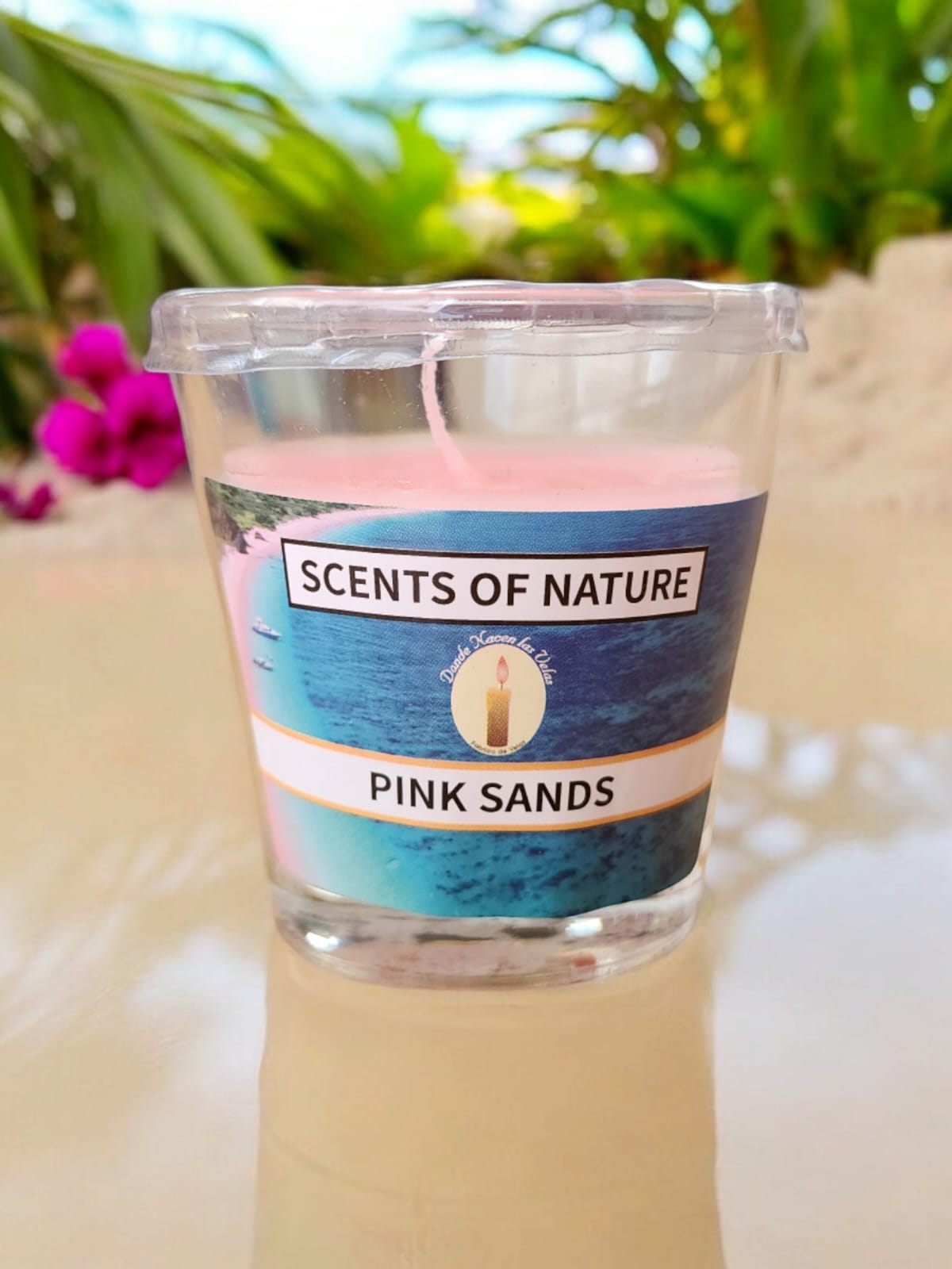Vela Aromatica Vaso, Pink Sands
