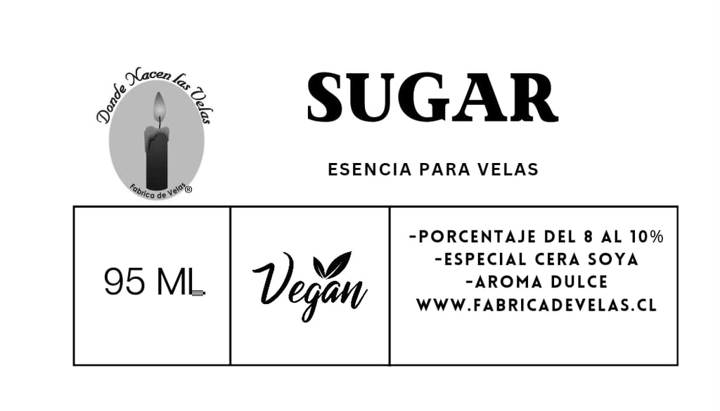 Esencia Sugar, Para Cera de Soya.