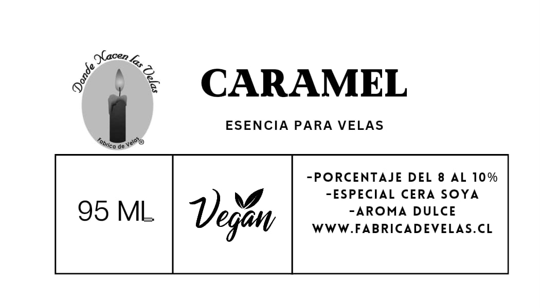 Esencia Caramelo, para Cera de Soya.