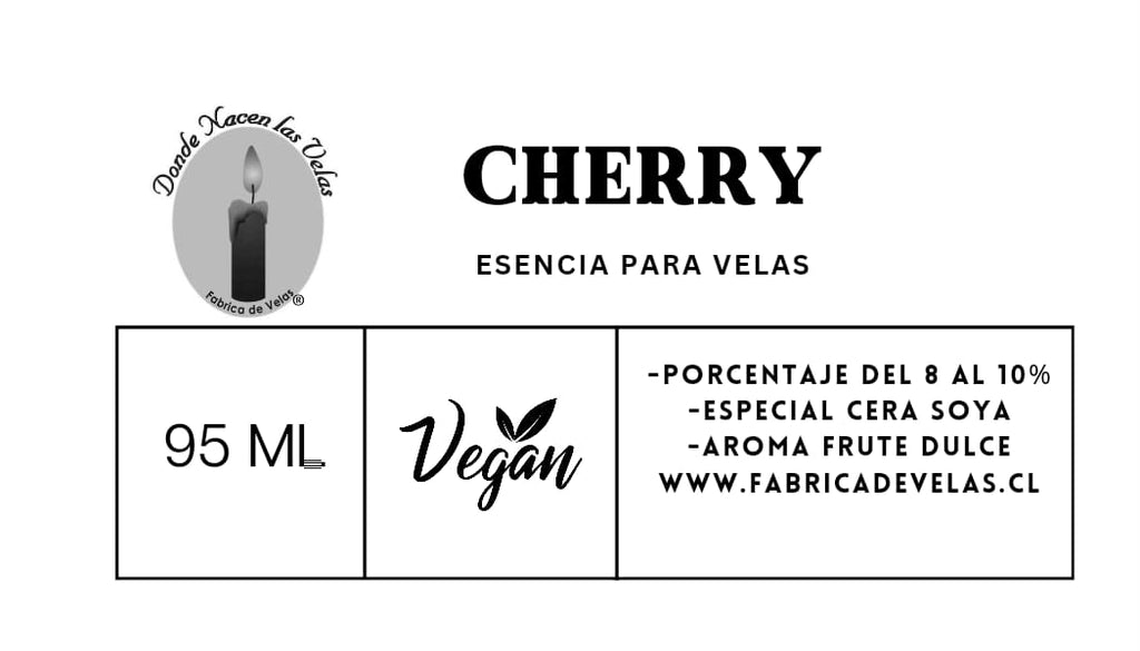 Esencia Cherry, para Cera de Soya.