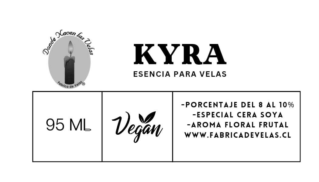 Esencia Kyra, Para Cera de Soya.