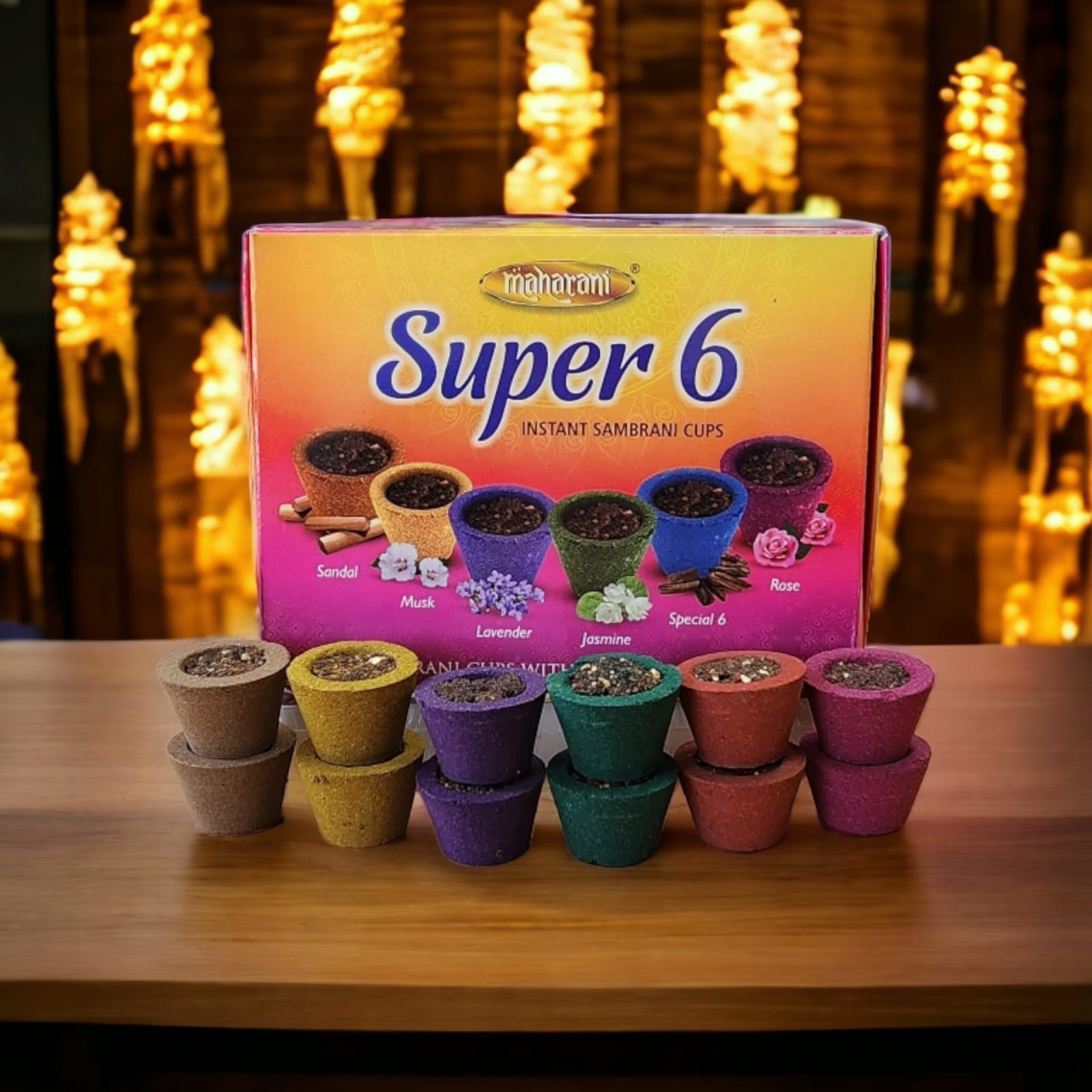 Cono Incienso Resina, Super 6