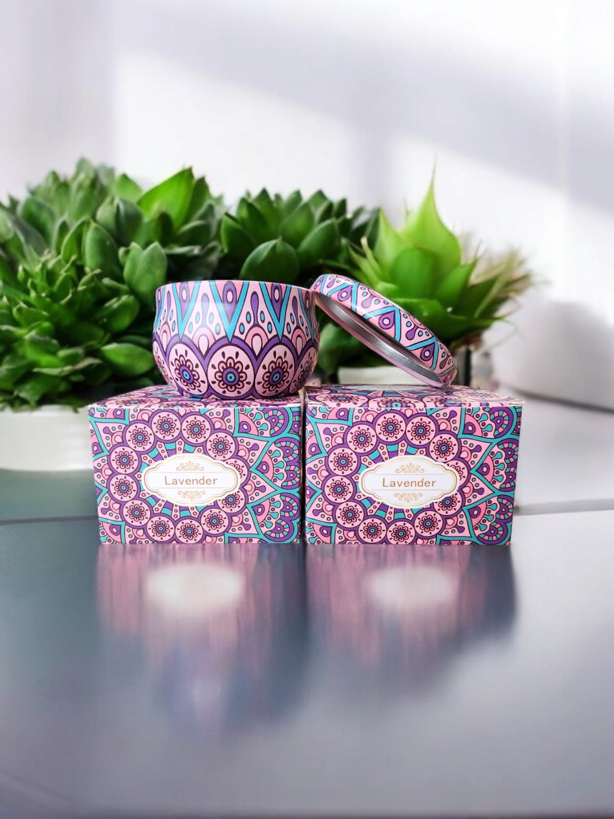 Vela Aromatica Lavanda, Caja individual