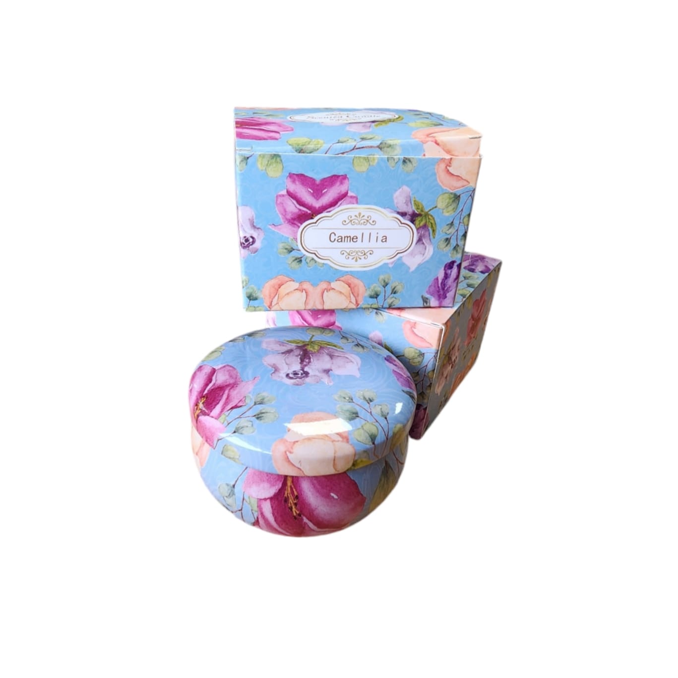 Vela Aromatica Camelia, Caja individual