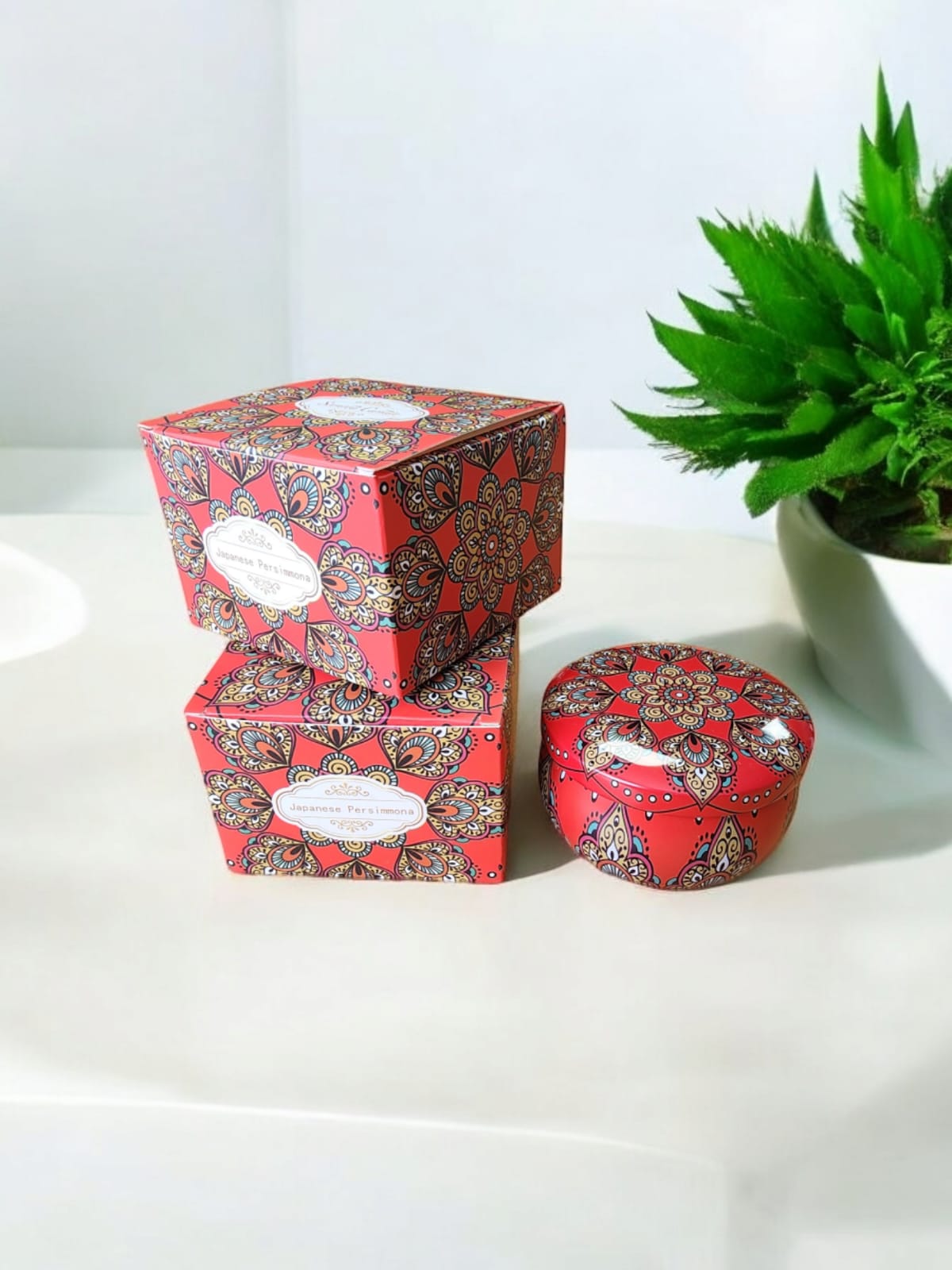 Vela Aromatica Japanese Persimmona, Caja individual