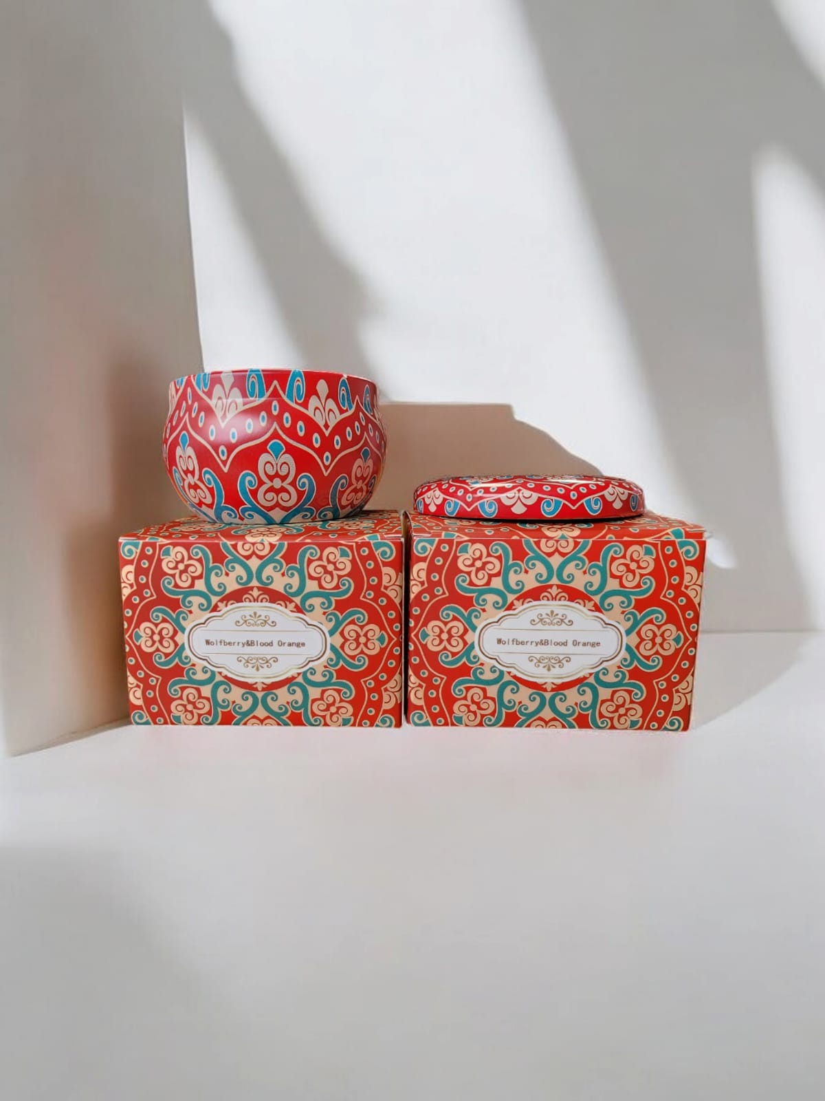 Vela Aromatica Wolfberry & Blood Orange, Caja individual
