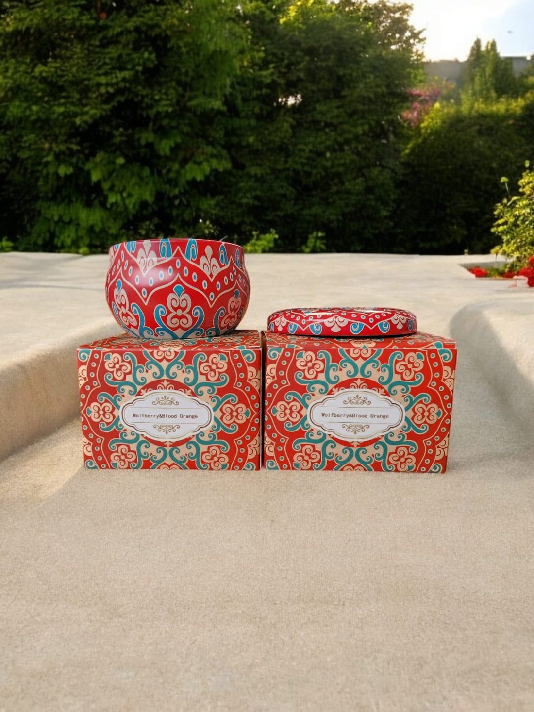 Vela Aromatica Wolfberry & Blood Orange, Caja individual