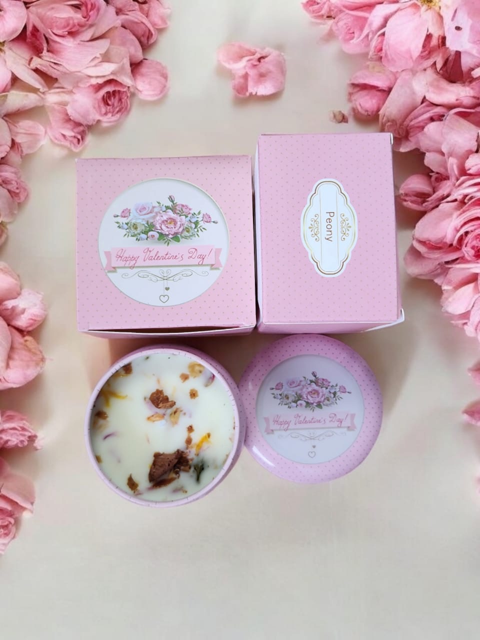 Vela Aromatica Peony, Caja individual