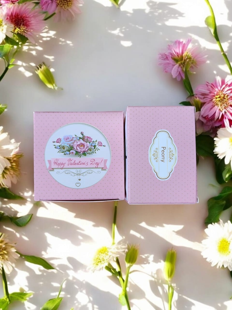 Vela Aromatica Peony, Caja individual
