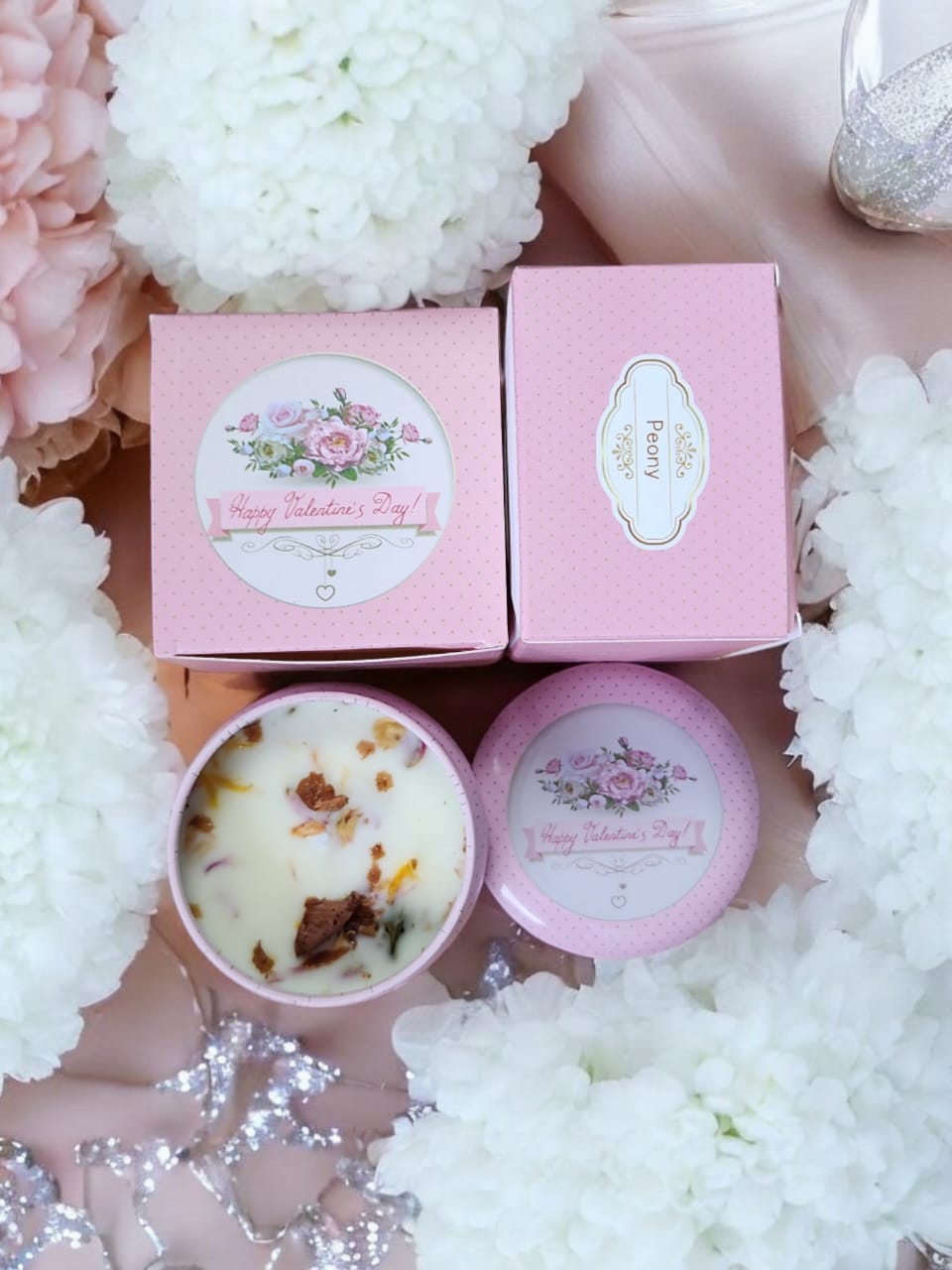 Vela Aromatica Peony, Caja individual